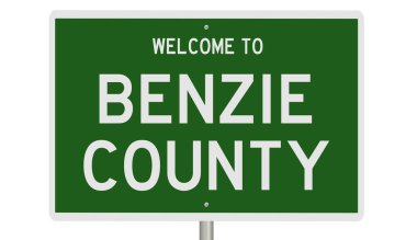 İşaretli yeşil 3D otoyol