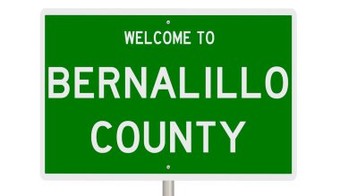 İşaretli yeşil 3D otoyol