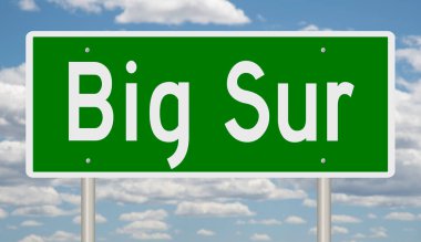 İşaretli yeşil 3D otoyol