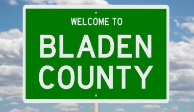 İşaretli yeşil 3D otoyol