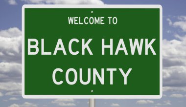 İşaretli yeşil 3D otoyol