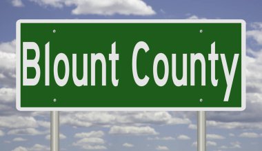 İşaretli yeşil 3D otoyol