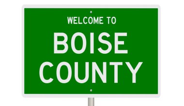 İşaretli yeşil 3D otoyol