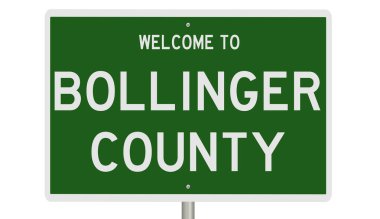 İşaretli yeşil 3D otoyol