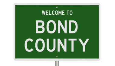 İşaretli yeşil 3D otoyol