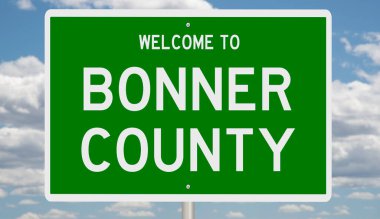 İşaretli yeşil 3D otoyol