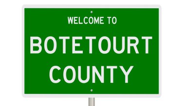 İşaretli yeşil 3D otoyol