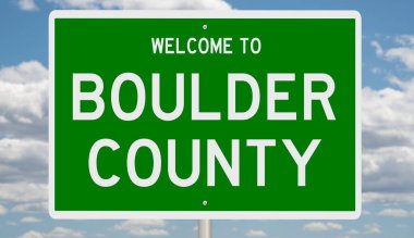 İşaretli yeşil 3D otoyol