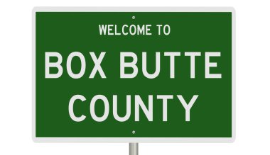 İşaretli yeşil 3D otoyol