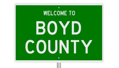 İşaretli yeşil 3D otoyol