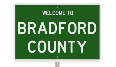 İşaretli yeşil 3D otoyol