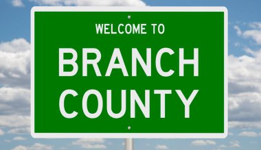 İşaretli yeşil 3D otoyol