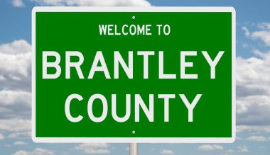 İşaretli yeşil 3D otoyol