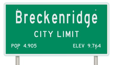 İşaretli yeşil 3D otoyol