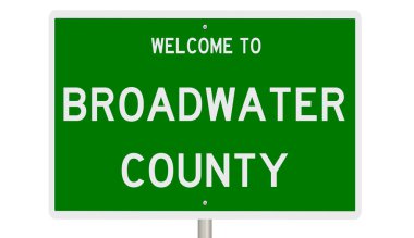 İşaretli yeşil 3D otoyol