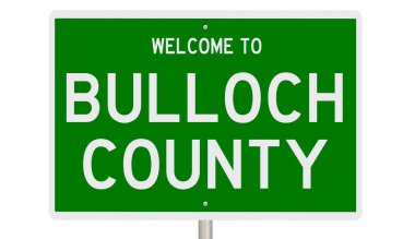 İşaretli yeşil 3D otoyol