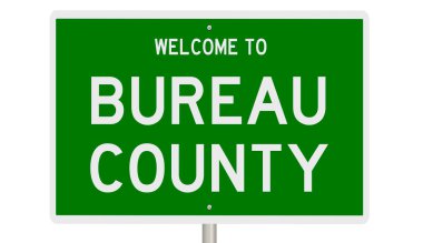 İşaretli yeşil 3D otoyol