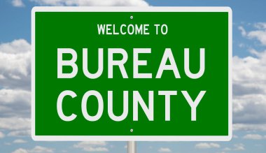 İşaretli yeşil 3D otoyol