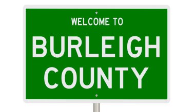 İşaretli yeşil 3D otoyol