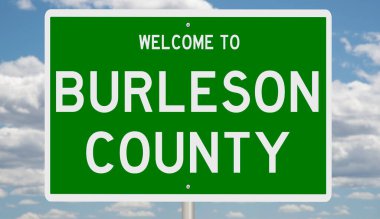 İşaretli yeşil 3D otoyol