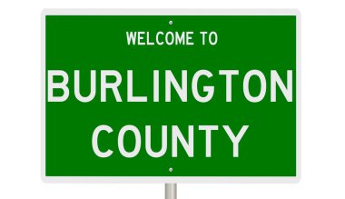 İşaretli yeşil 3D otoyol