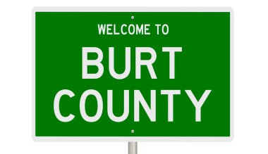 İşaretli yeşil 3D otoyol