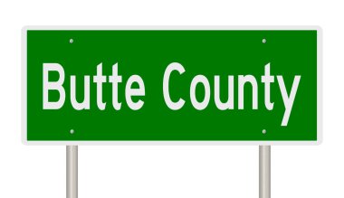 İşaretli yeşil 3D otoyol