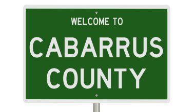 İşaretli yeşil 3D otoyol