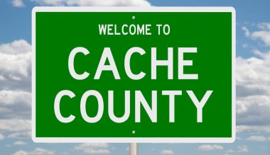 İşaretli yeşil 3D otoyol