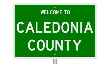 İşaretli yeşil 3D otoyol