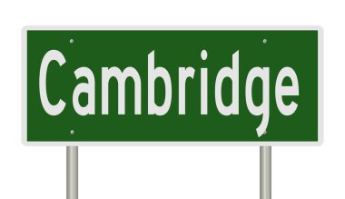 İşaretli yeşil 3D otoyol