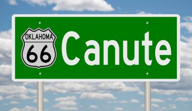 İşaretli yeşil 3D otoyol