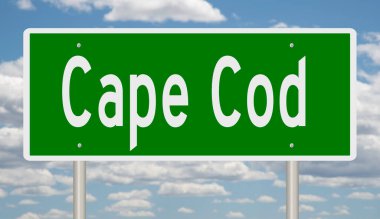 İşaretli yeşil 3D otoyol