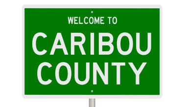 İşaretli yeşil 3D otoyol