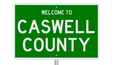 İşaretli yeşil 3D otoyol