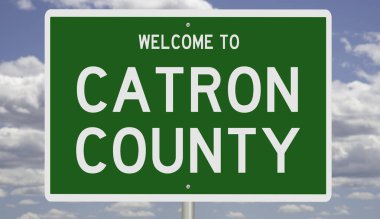 İşaretli yeşil 3D otoyol