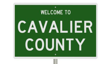 İşaretli yeşil 3D otoyol