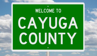 İşaretli yeşil 3D otoyol