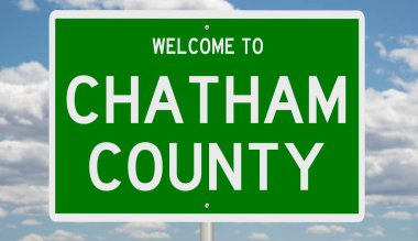 İşaretli yeşil 3D otoyol 