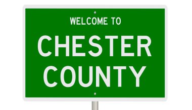 İşaretli yeşil 3D otoyol 