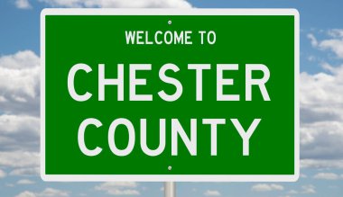 İşaretli yeşil 3D otoyol 