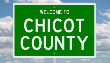 İşaretli yeşil 3D otoyol