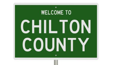 İşaretli yeşil 3D otoyol