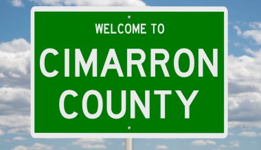 İşaretli yeşil 3D otoyol