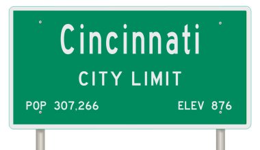 İşaretli yeşil 3D otoyol