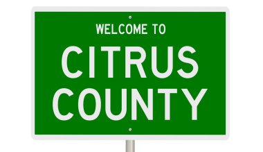 İşaretli yeşil 3D otoyol