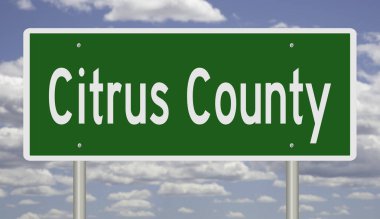 İşaretli yeşil 3D otoyol