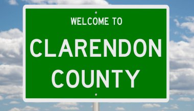 İşaretli yeşil 3D otoyol