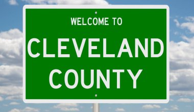 İşaretli yeşil 3D otoyol