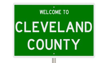 İşaretli yeşil 3D otoyol